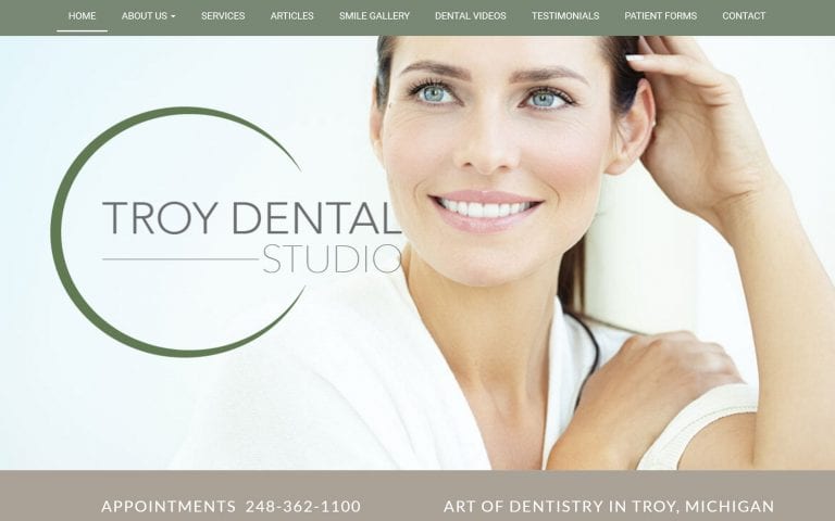 Troydentalstudio.com Screenshot1