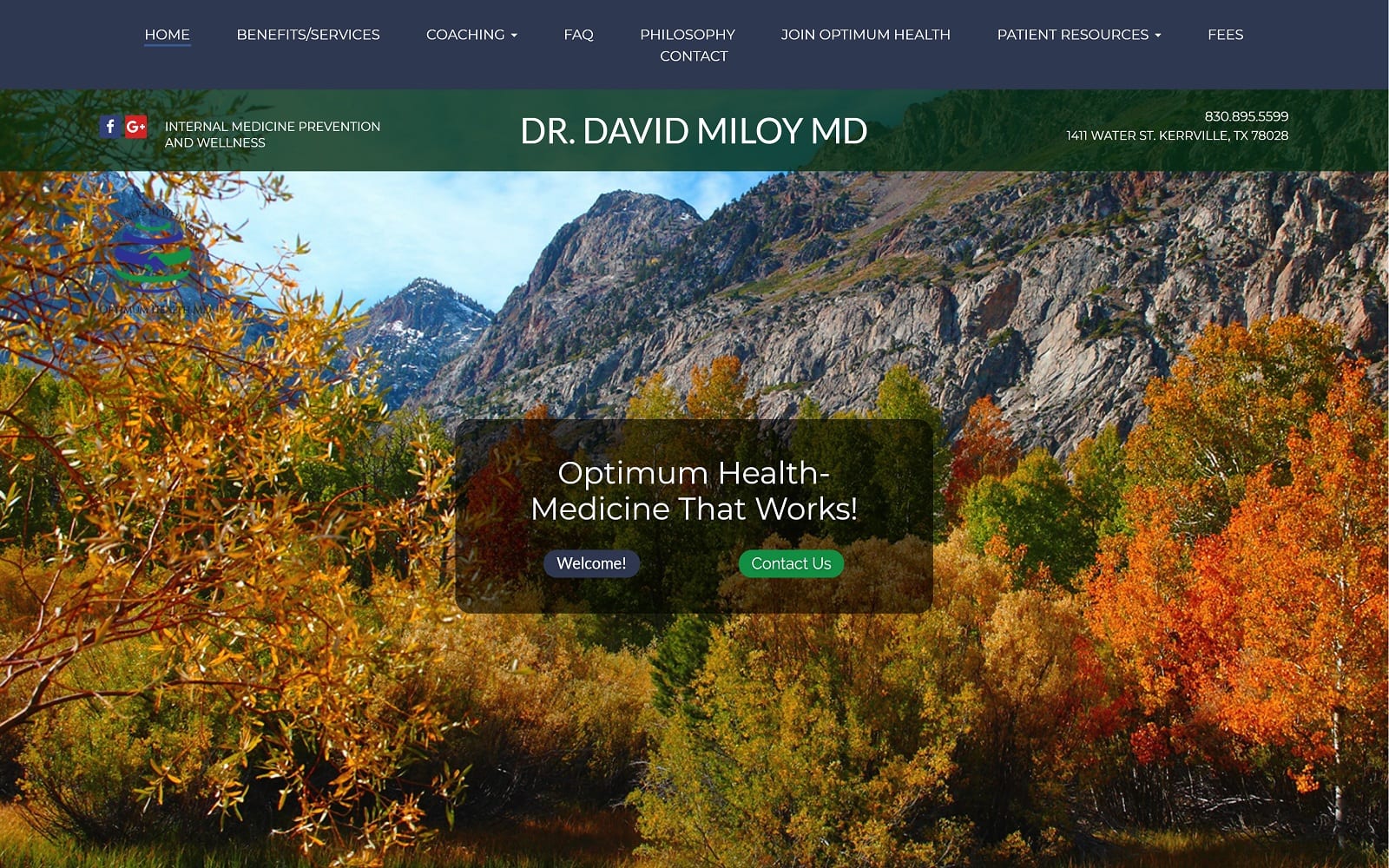 Optimumhealthdoc.com Screenshot