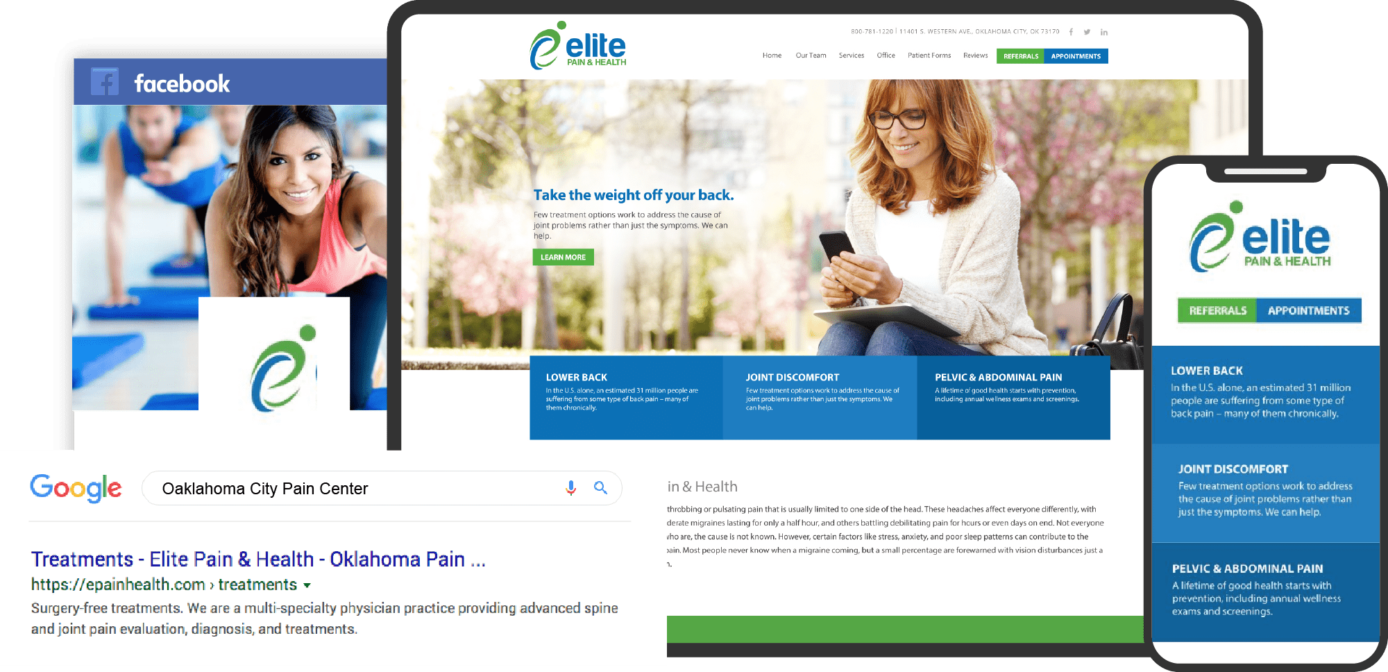 Custom Pain Management Website Custom Featured Image