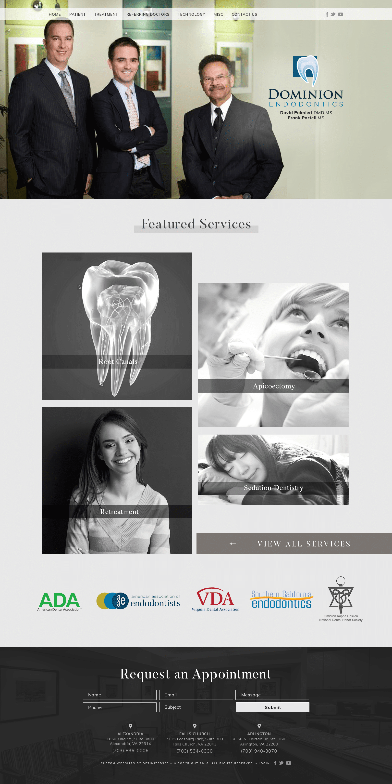Dominion Endodontics Website