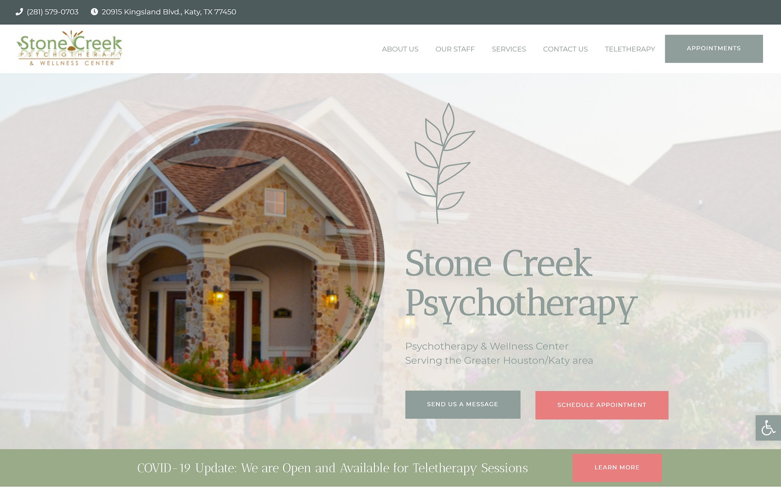 Stonecreektherapy.com Screenshot1