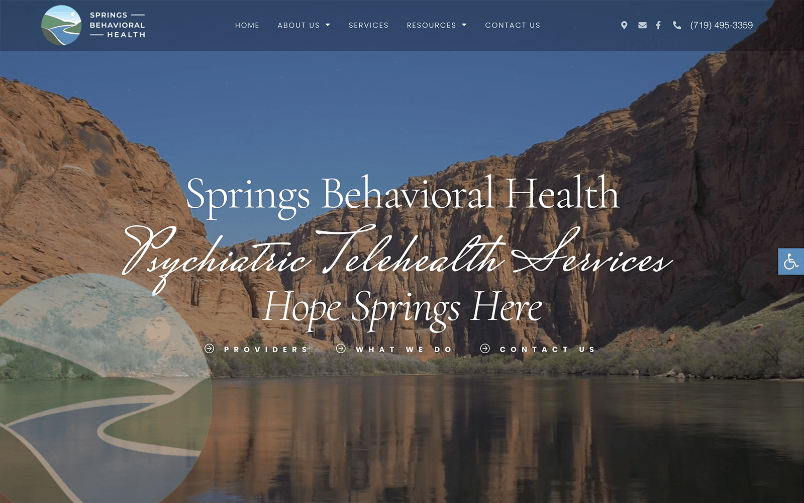 Video Screenshot of Mental Health Website