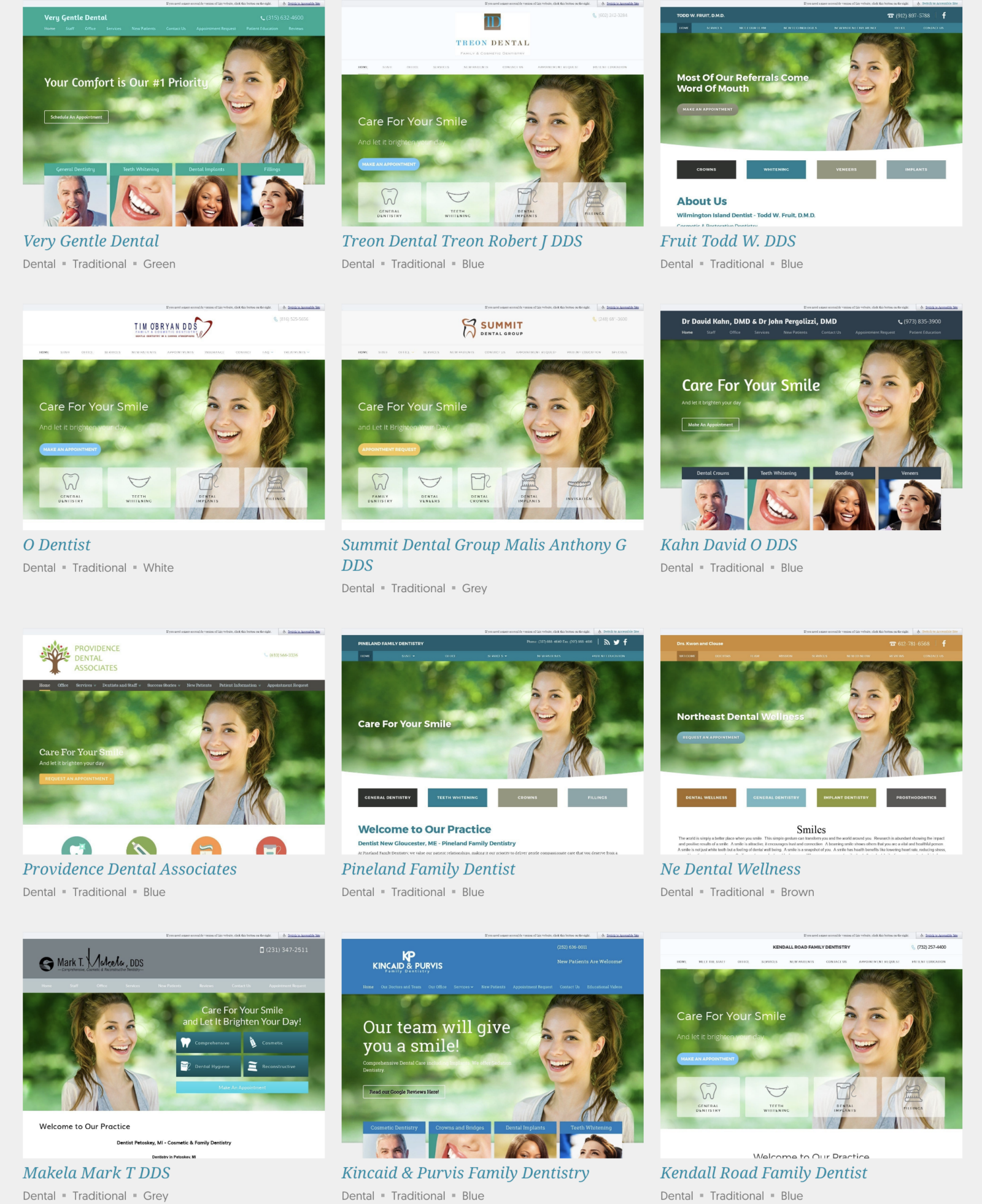 Officite Dental Web Templates