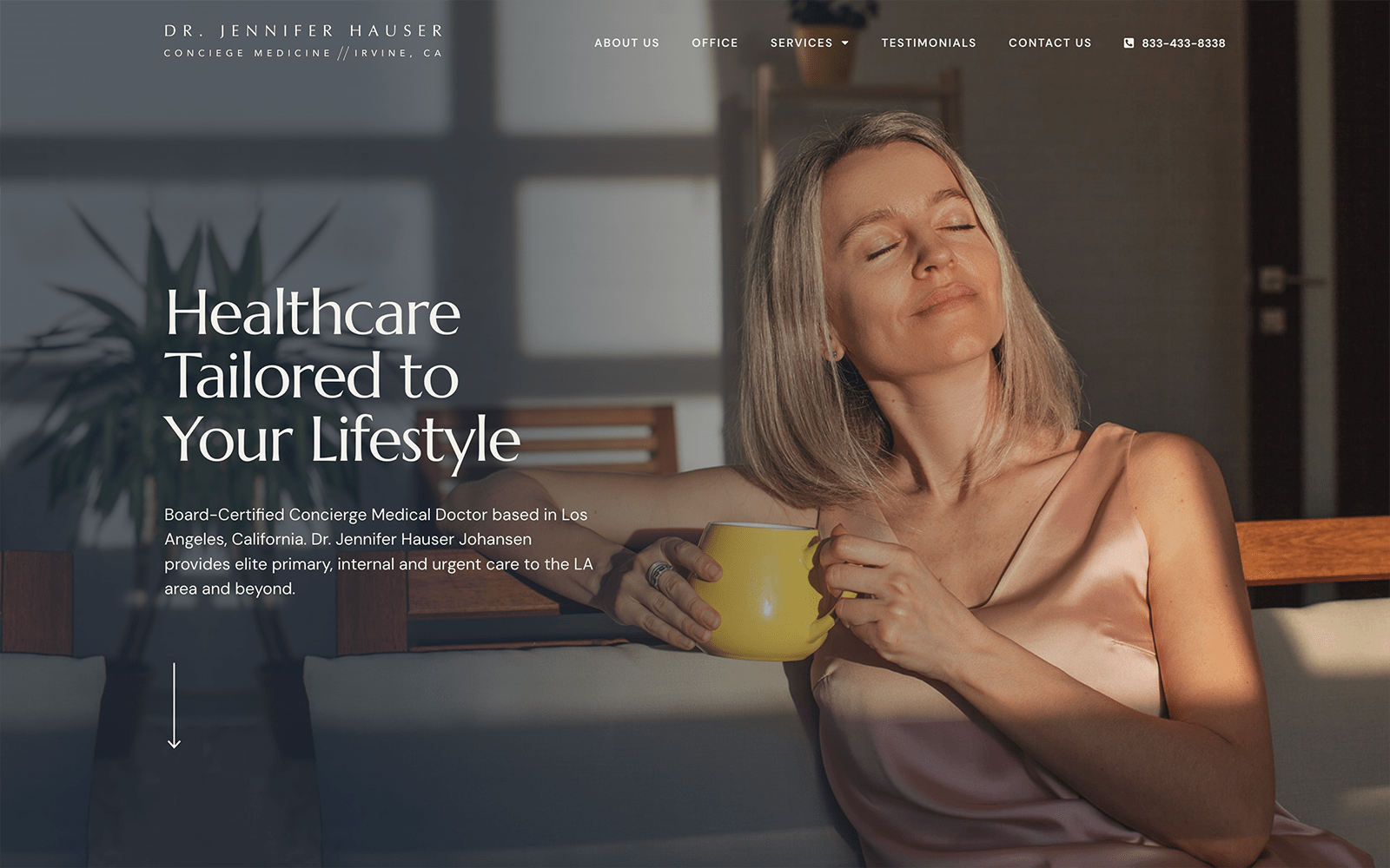 nawal johansen concierge medicine website